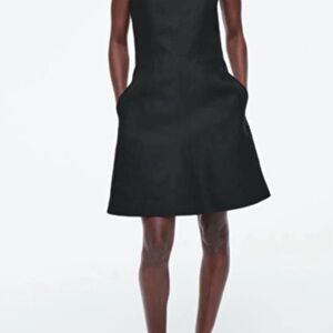 COS SQUARE-NECK MINI PINAFORE DRESS